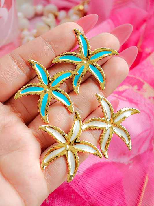 Aretes de Estrella con Color
