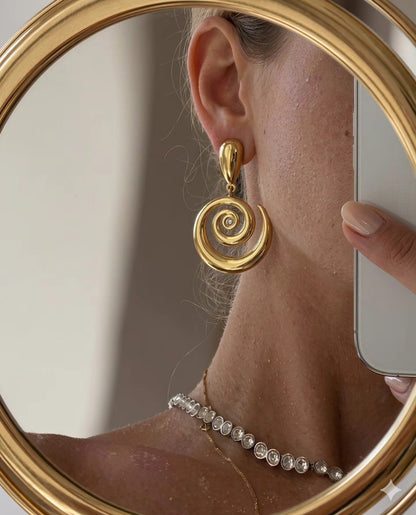 Aretes de Esprial Liso