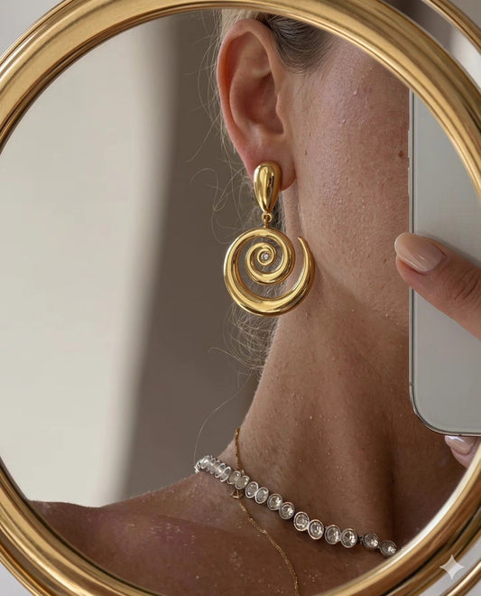 Aretes de Esprial Liso