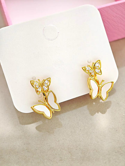 Aretitos de Doble Mariposa
