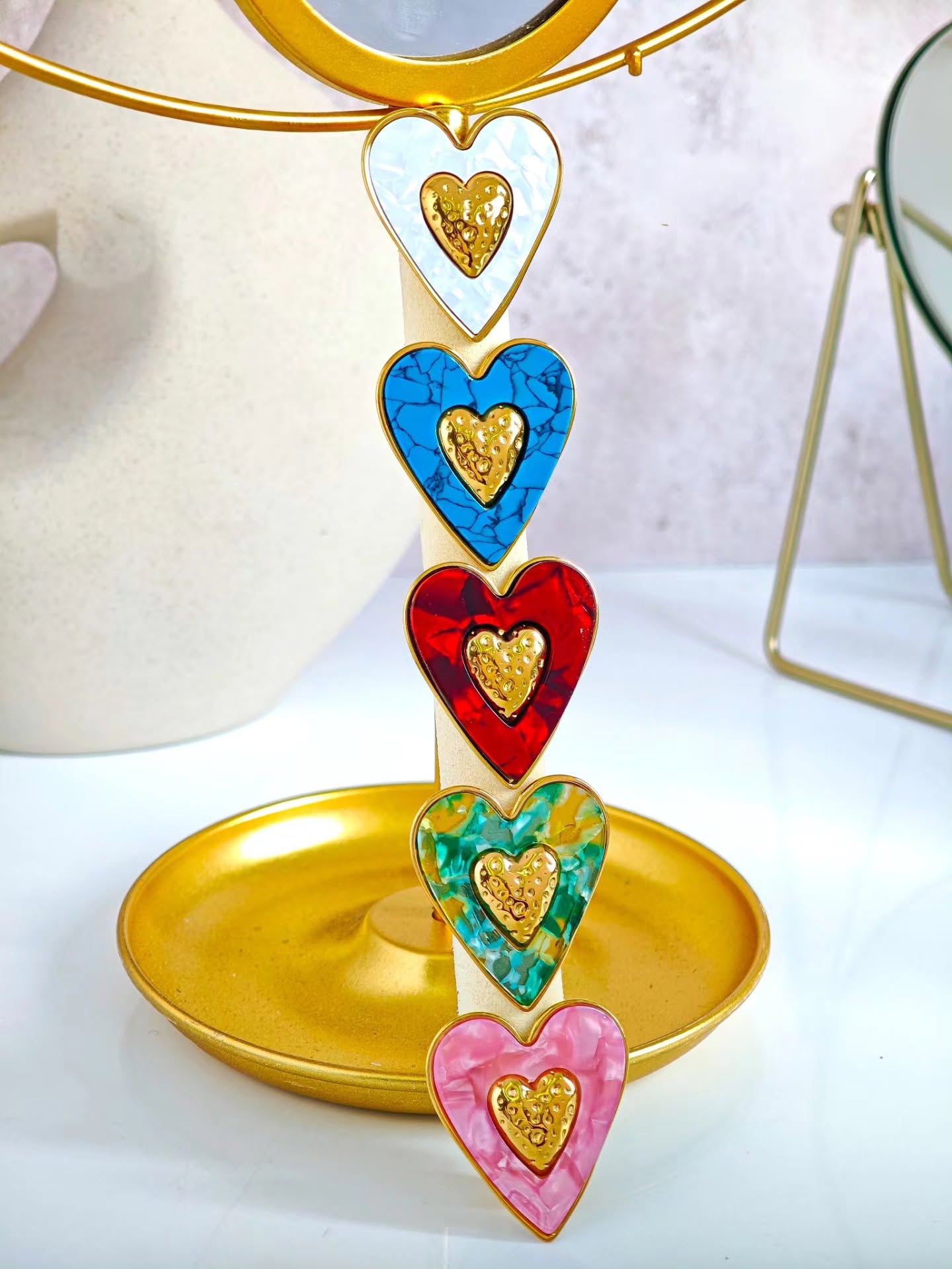 Set de Corazon de Color