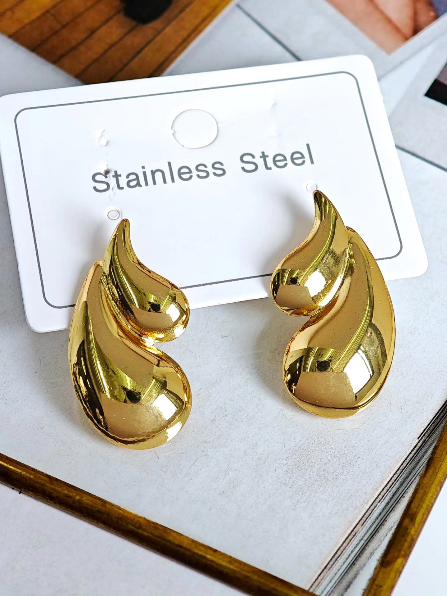 Aretes Gota Doble