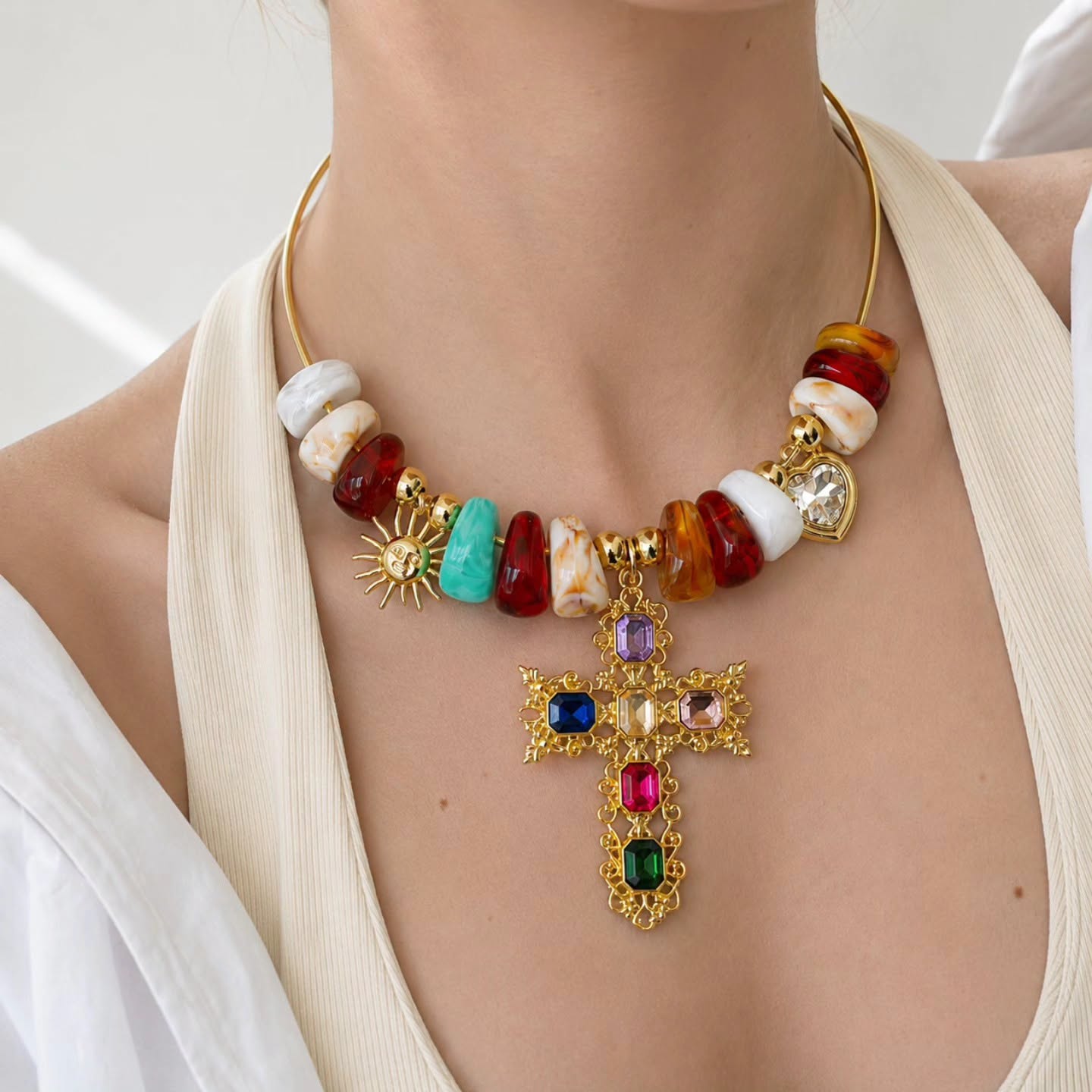 Collar Chunky de Cruz