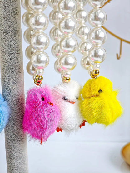 Collar de Pollito con Perlas