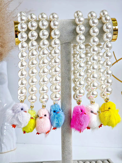 Collar de Pollito con Perlas