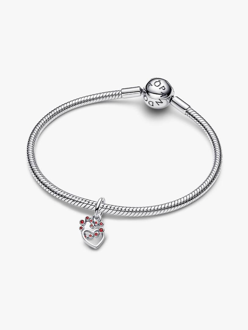 Charm Pandora Doble Corazoncito