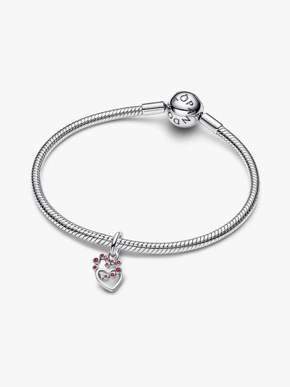 Charm Pandora Doble Corazoncito