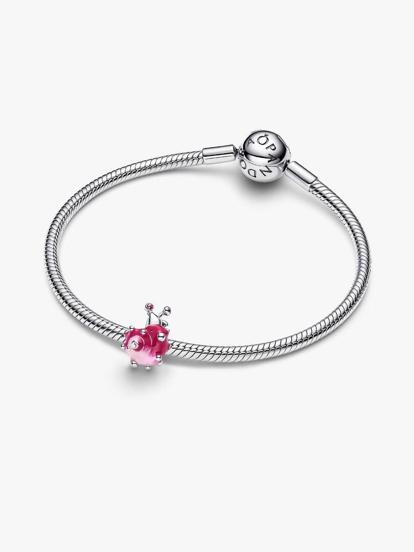 Charm Pandora Caracol Rosa