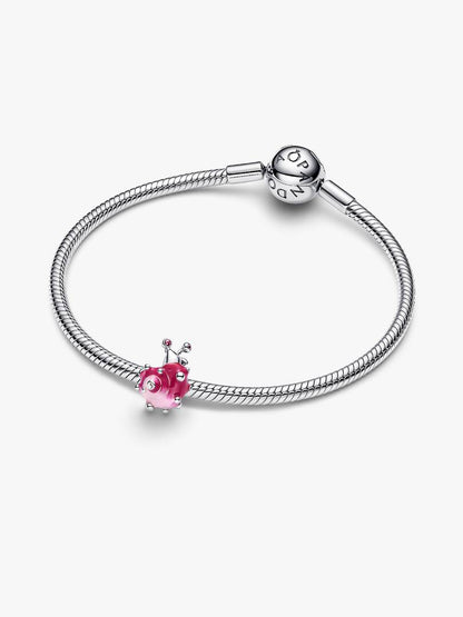 Charm Pandora Caracol Rosa