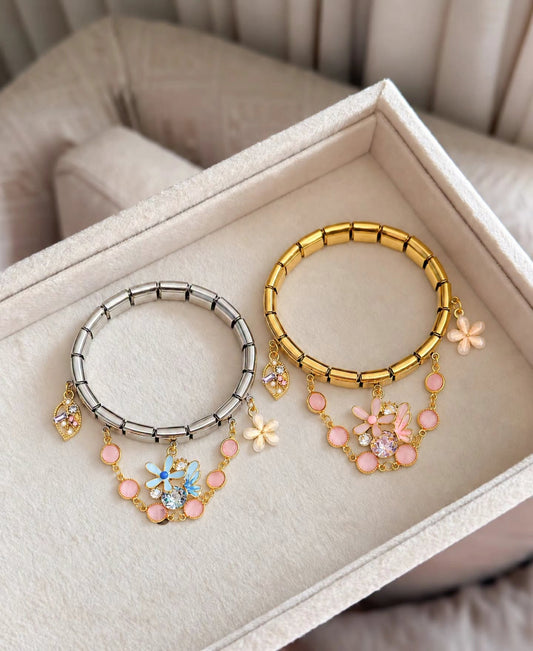 Pulsera Italiana de Flor