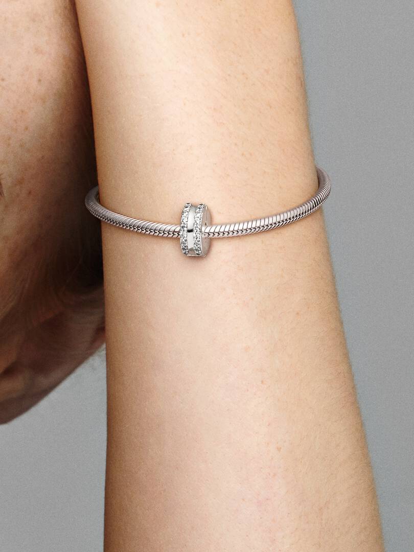 Charm Separador Pandora Blanco
