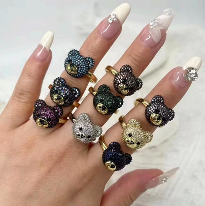 Anillo Osito Zirconias