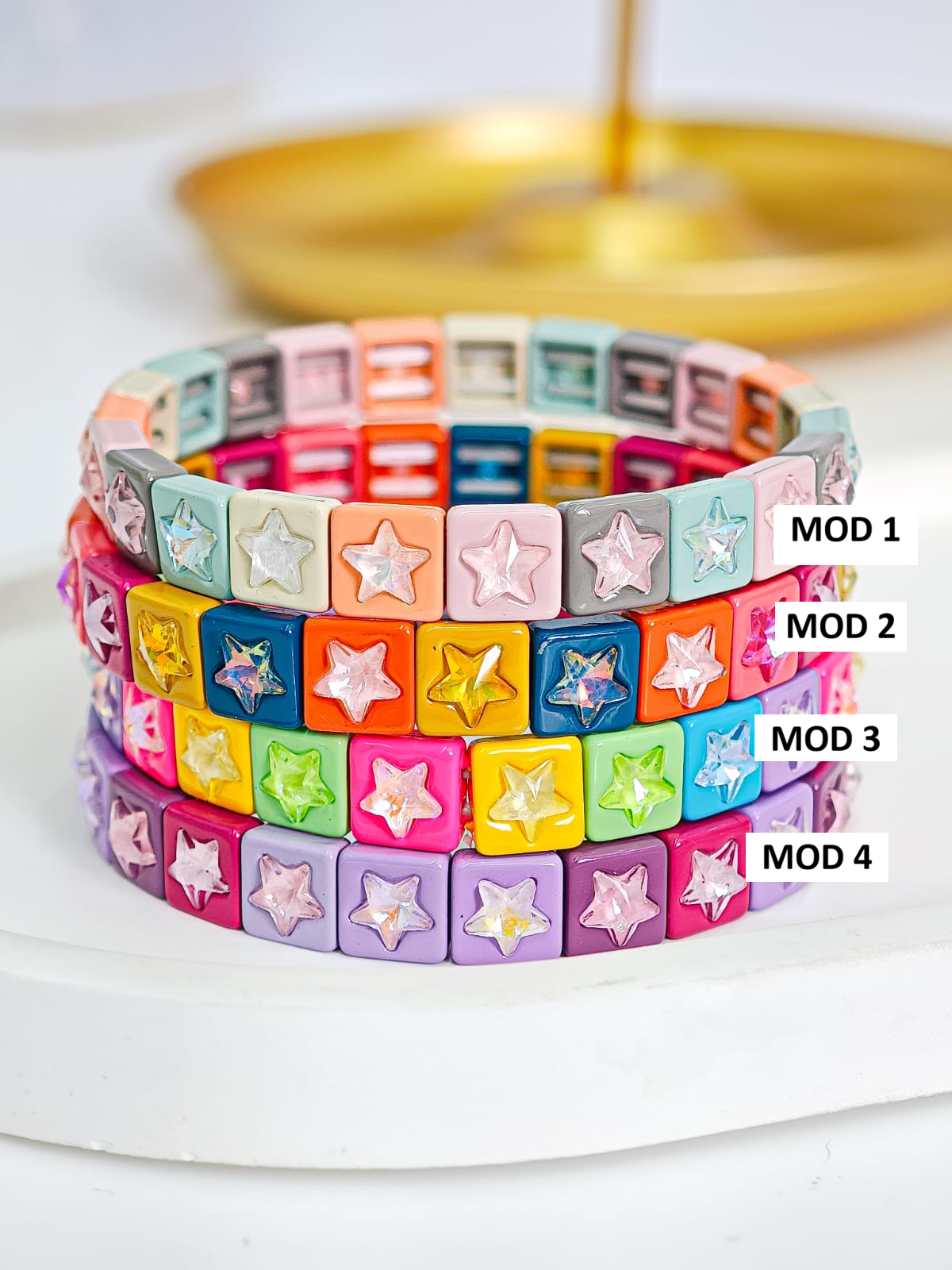 Pulsera Cuadro de Colores