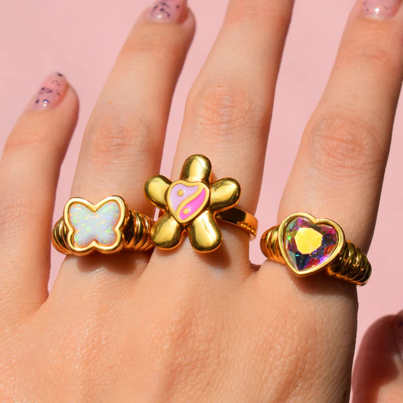 Anillo Mariposa Ópalo