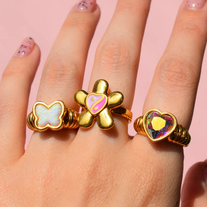 Anillo Mariposa Ópalo