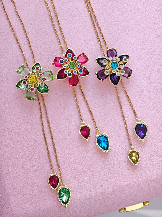 Collar Dupe Swarovksi Idyllia Flor