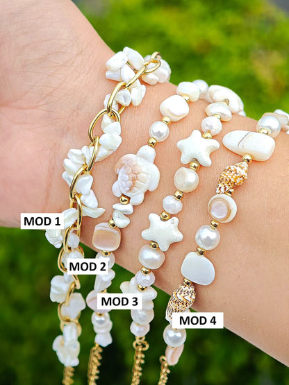 Pulseras Blancas de Mar