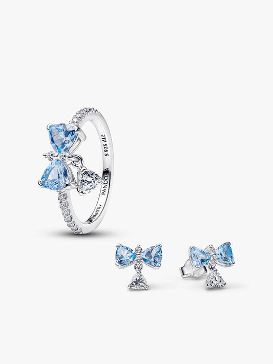 Set Pandora Moño Azul Bridgerton