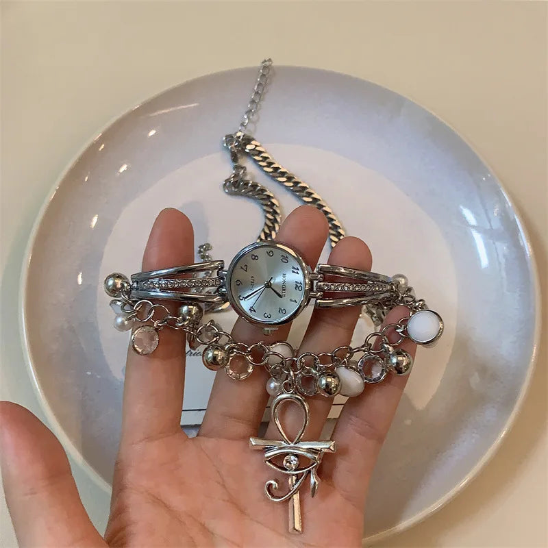 Choker de Reloj Circular