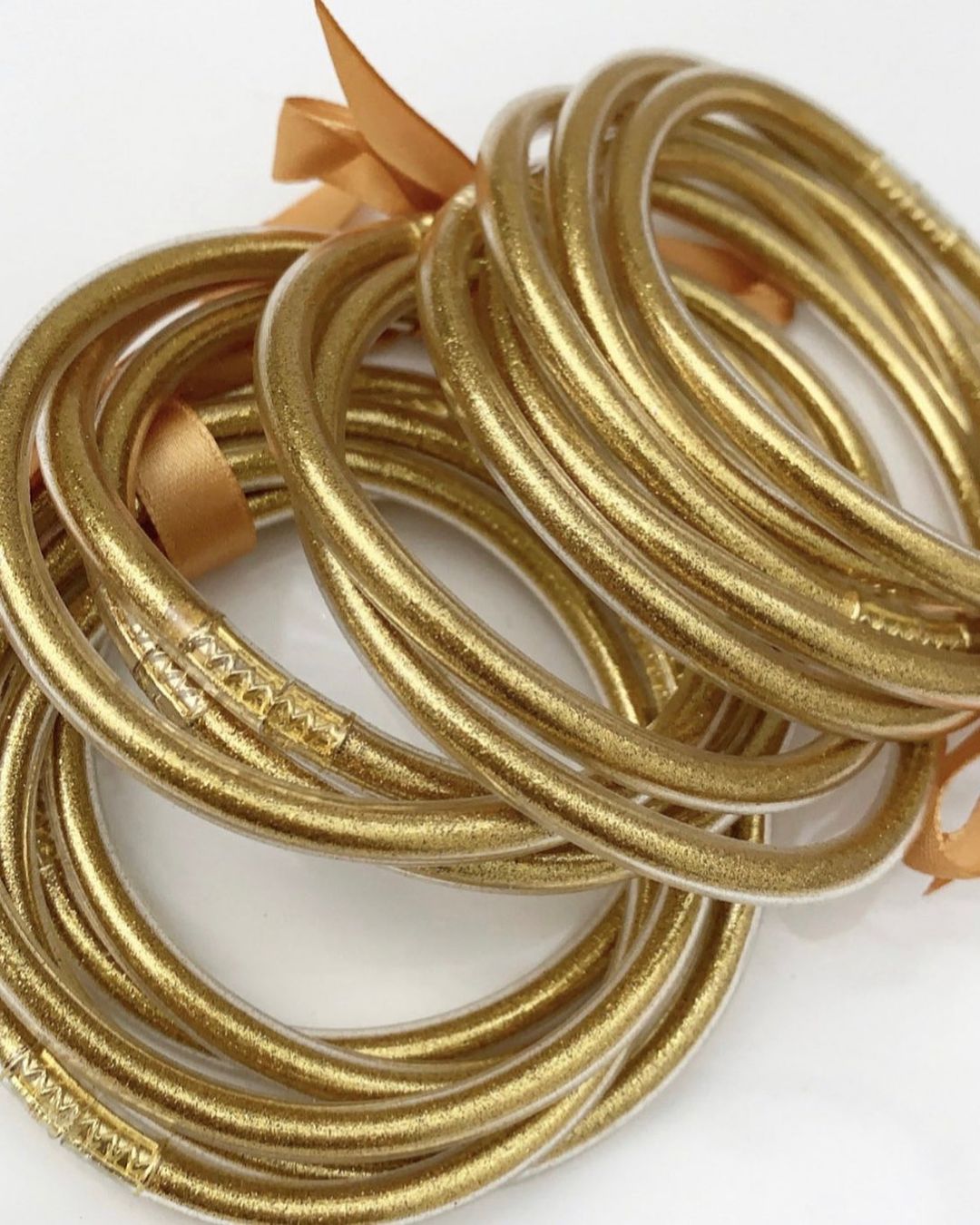 Pulseras Tibetanas Doradas