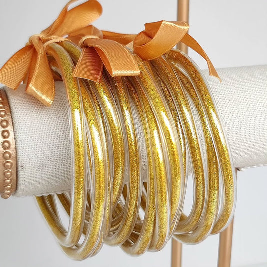 Pulseras Tibetanas Doradas
