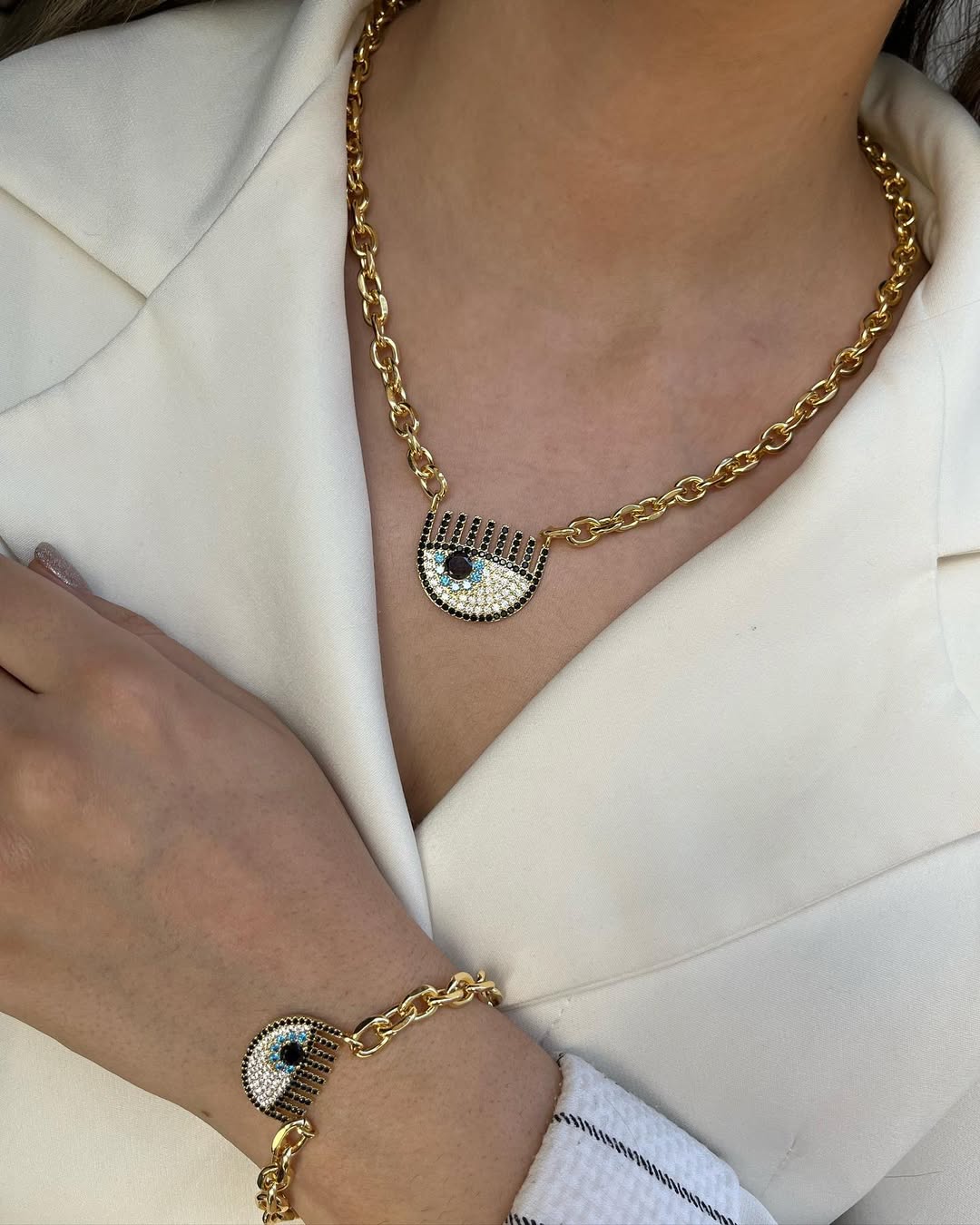 Collar y Pulsera Chiara