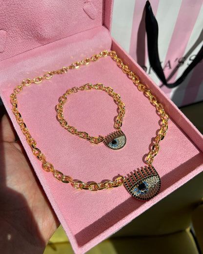 Collar y Pulsera Chiara