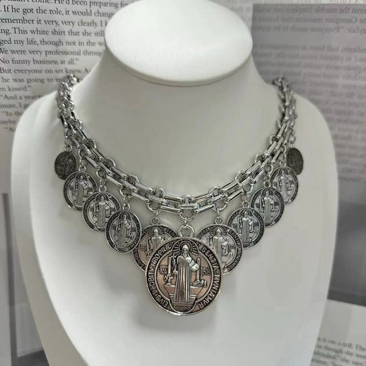 Collar Monedas San Benito Chunky