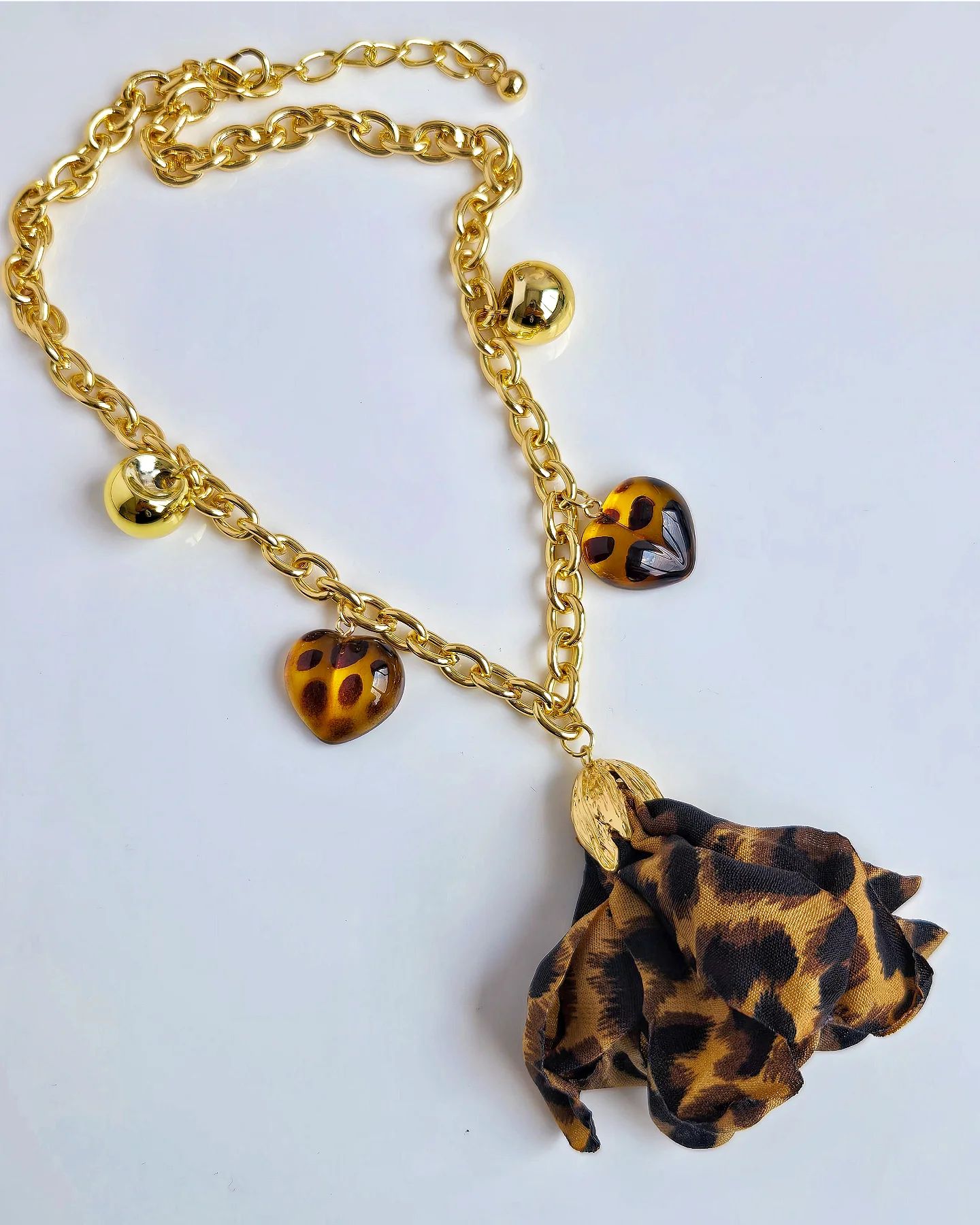 Collar Flor Leopardo