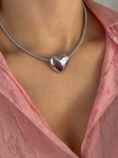 Collar de Corazón Inflado