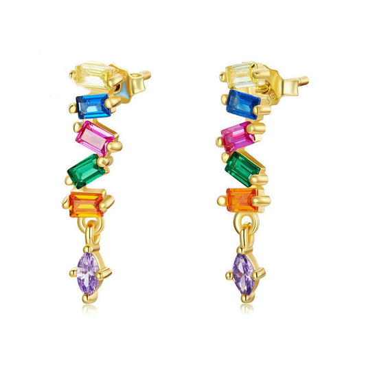 Aretes Colores Colagante