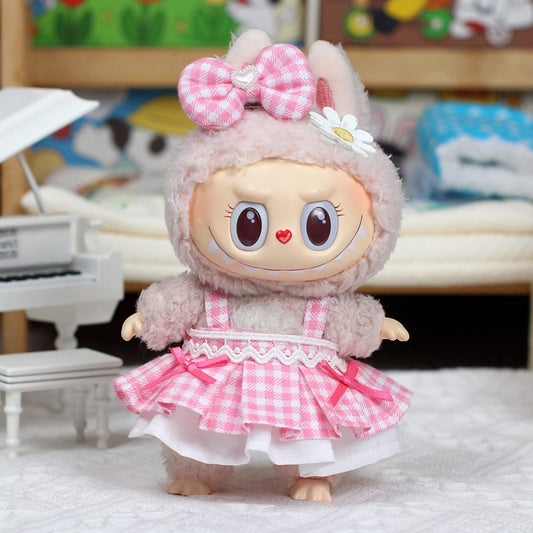 Ropita Labubu Moño Rosa