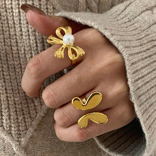 Anillo Moño y Mariposa