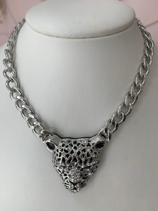 Collar Cabeza de Leopardo