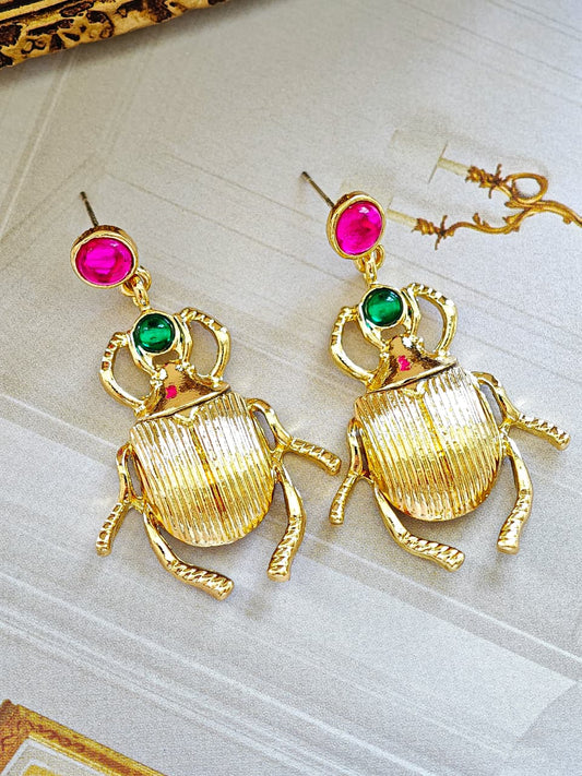 Aretes Escarabajo