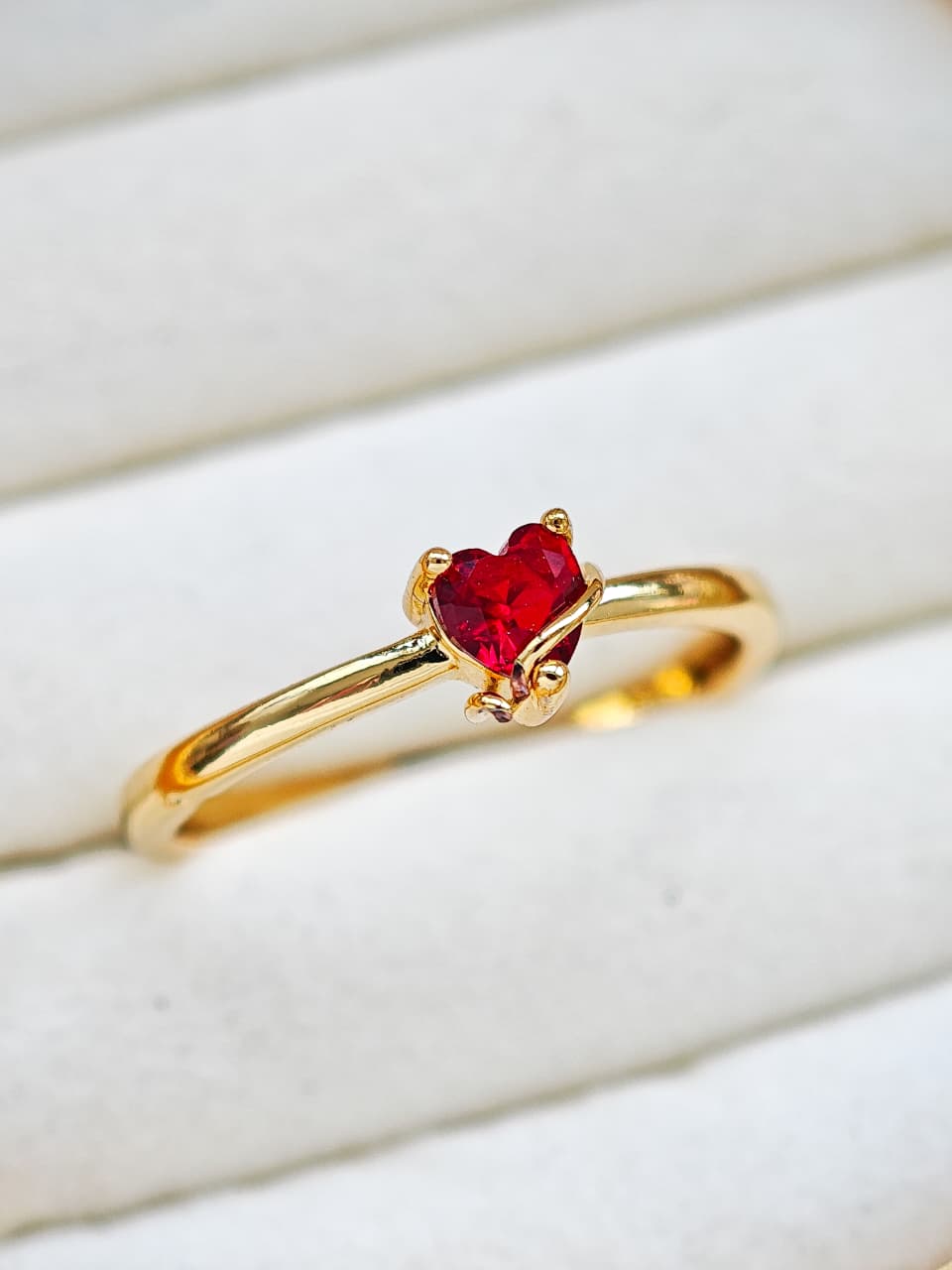 Anillo Corazoncito Rojo
