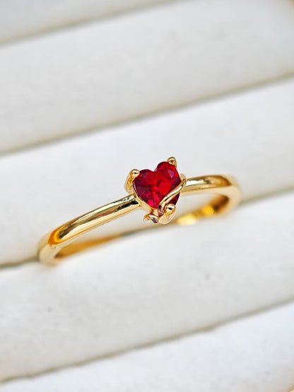 Anillo Corazoncito Rojo