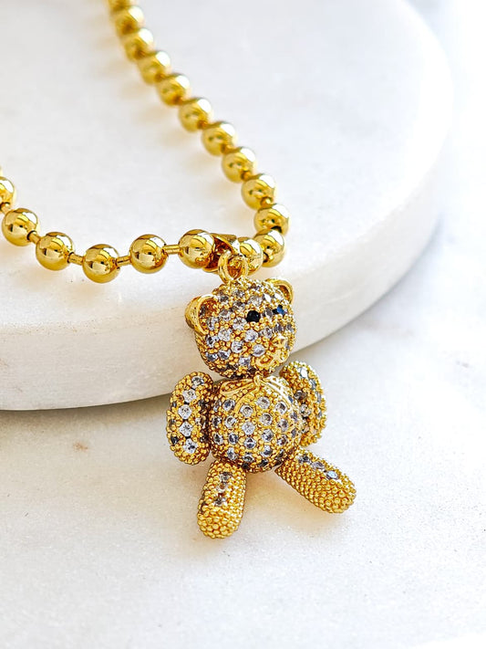 Collar Osito Movible