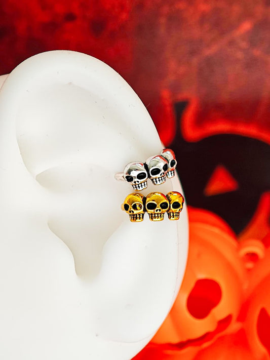 Earcuff de Calavera