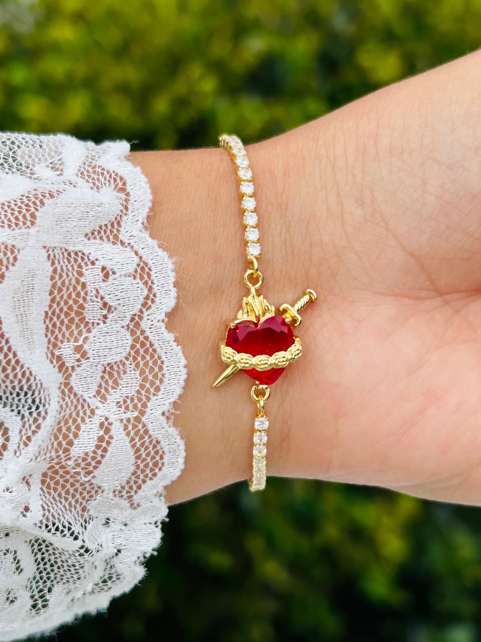 Pulsera Finita de Sagrado Corazon