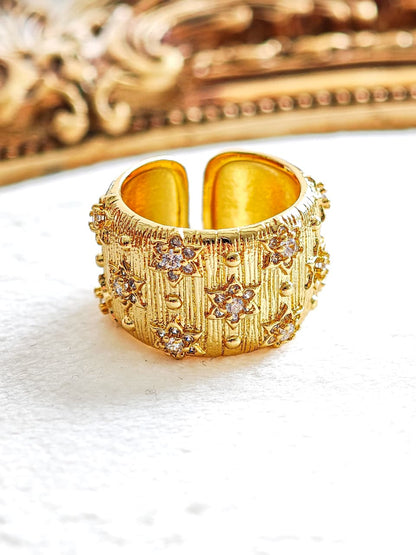 Anillo Estrellitas con Zirconia