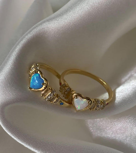 Anillo de Corazon con Zirconias