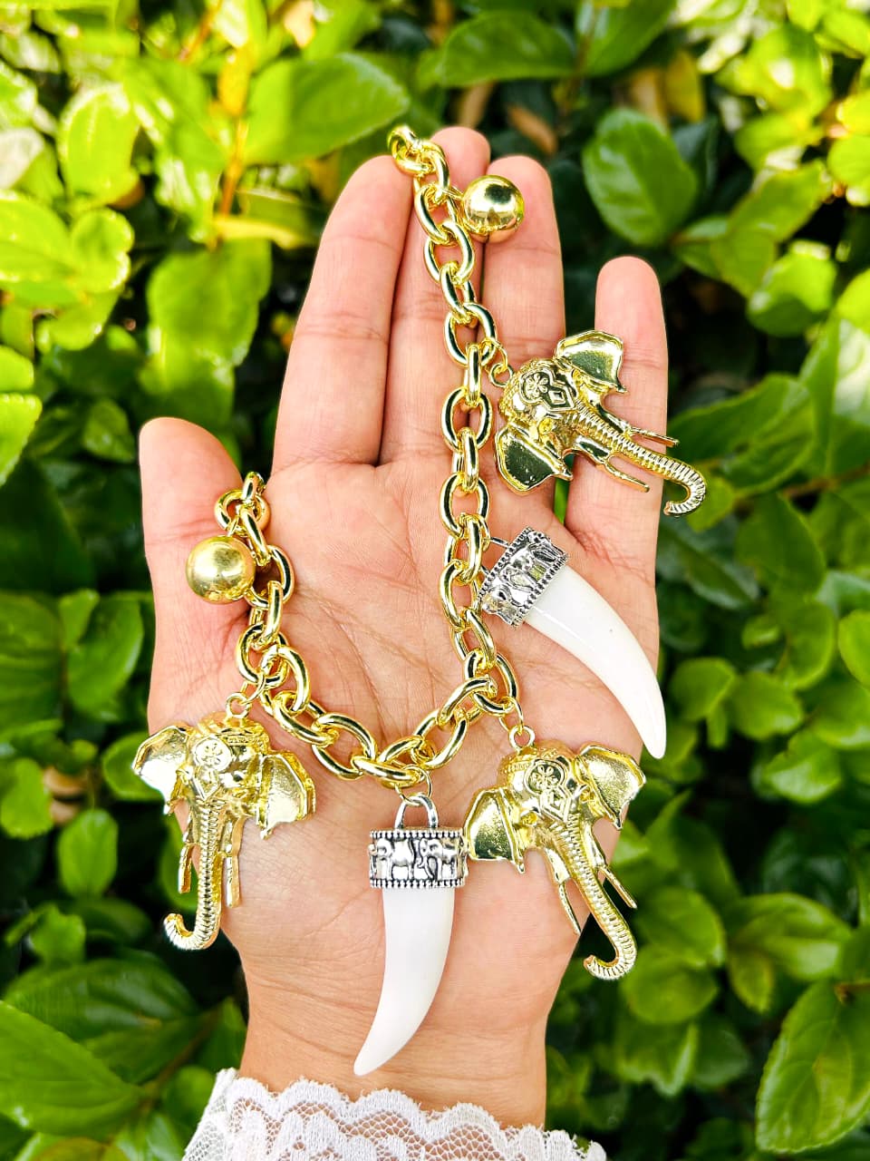 Collar Multi Dijes de Elefante