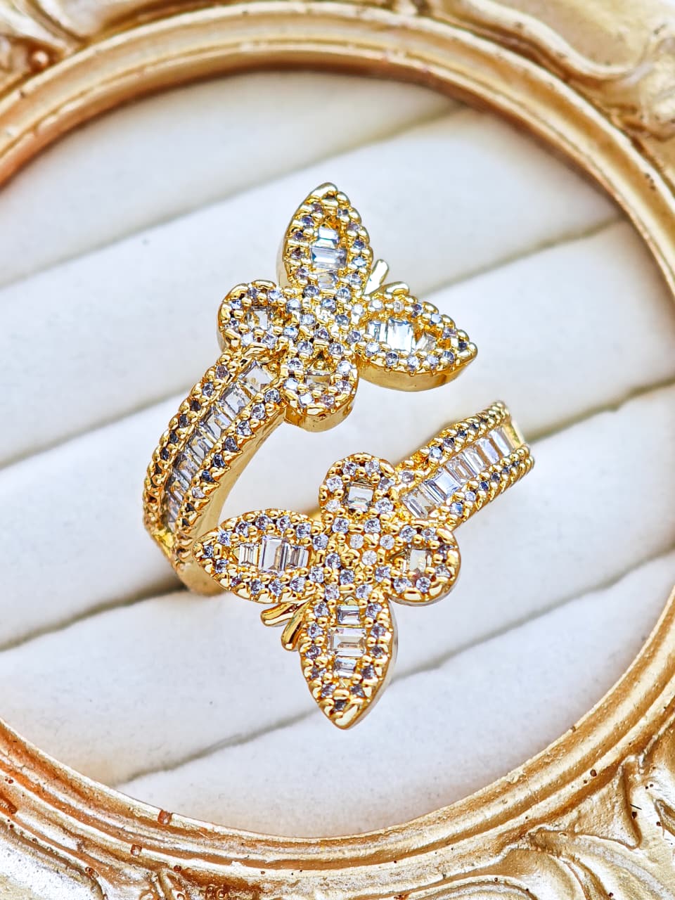 Anillo Doble Mariposita