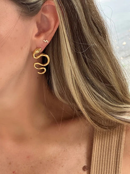 Aretes Serpiente