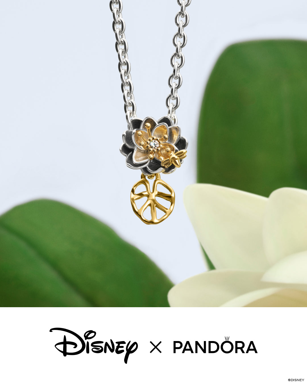 Charm Pandora Flor de Loto