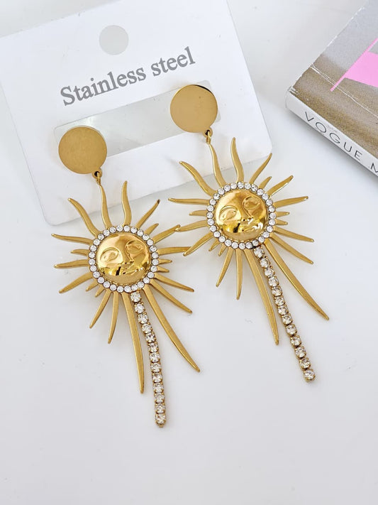 Aretes Largos de Sol