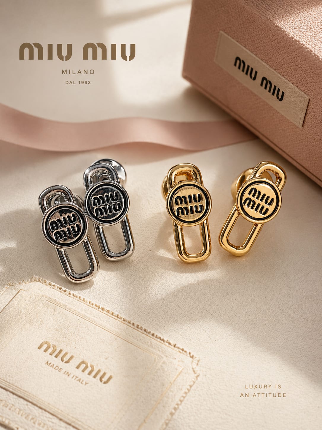 Aretes Miu Miu