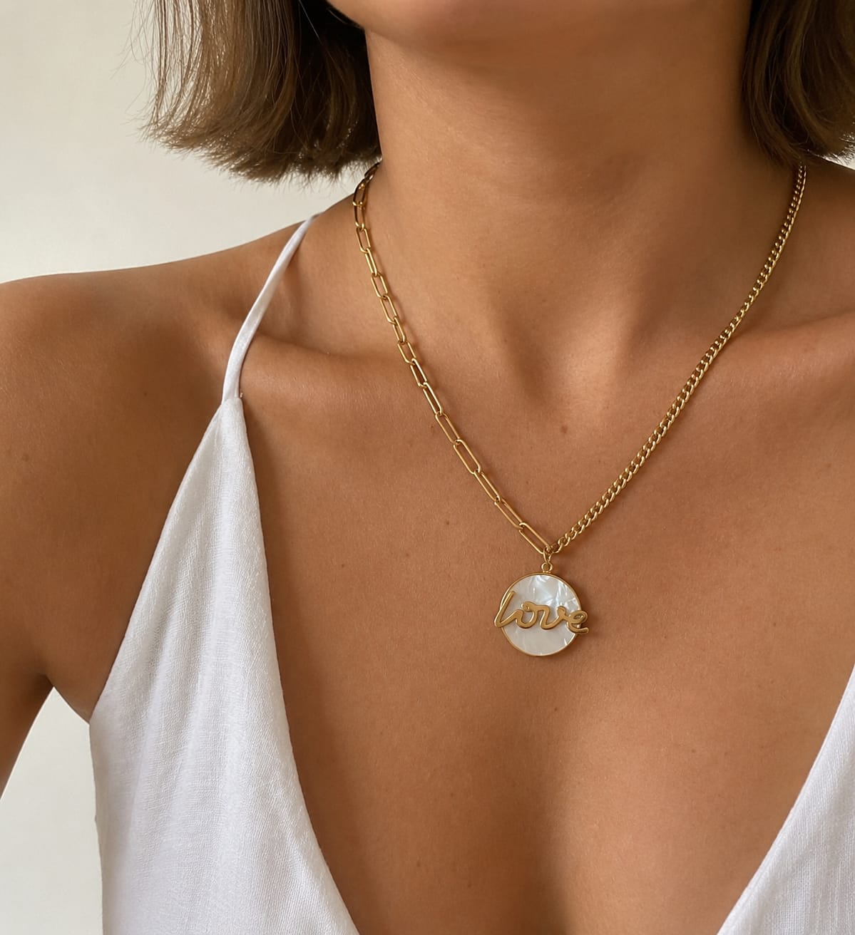 Collar Love Mitad Eslabones