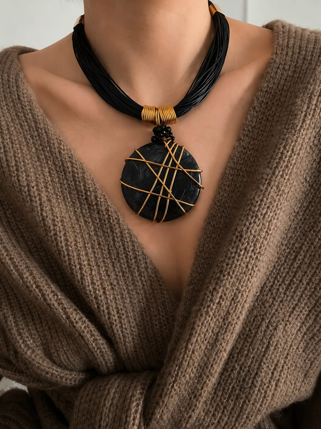 Collar Chunky de Circulo